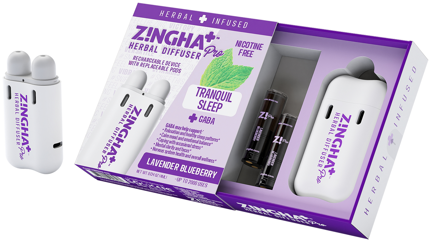 TRANQUIL SLEEP Digital Herbal Diffuser PRO+ / Lavender Blueberry + GABA (Starter Kit)