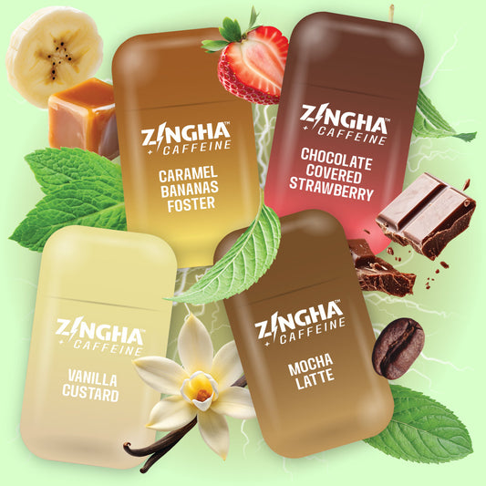 +CAFFEINE - SWEET SURGE Double Nasal Inhaler - Variety 4 Pack