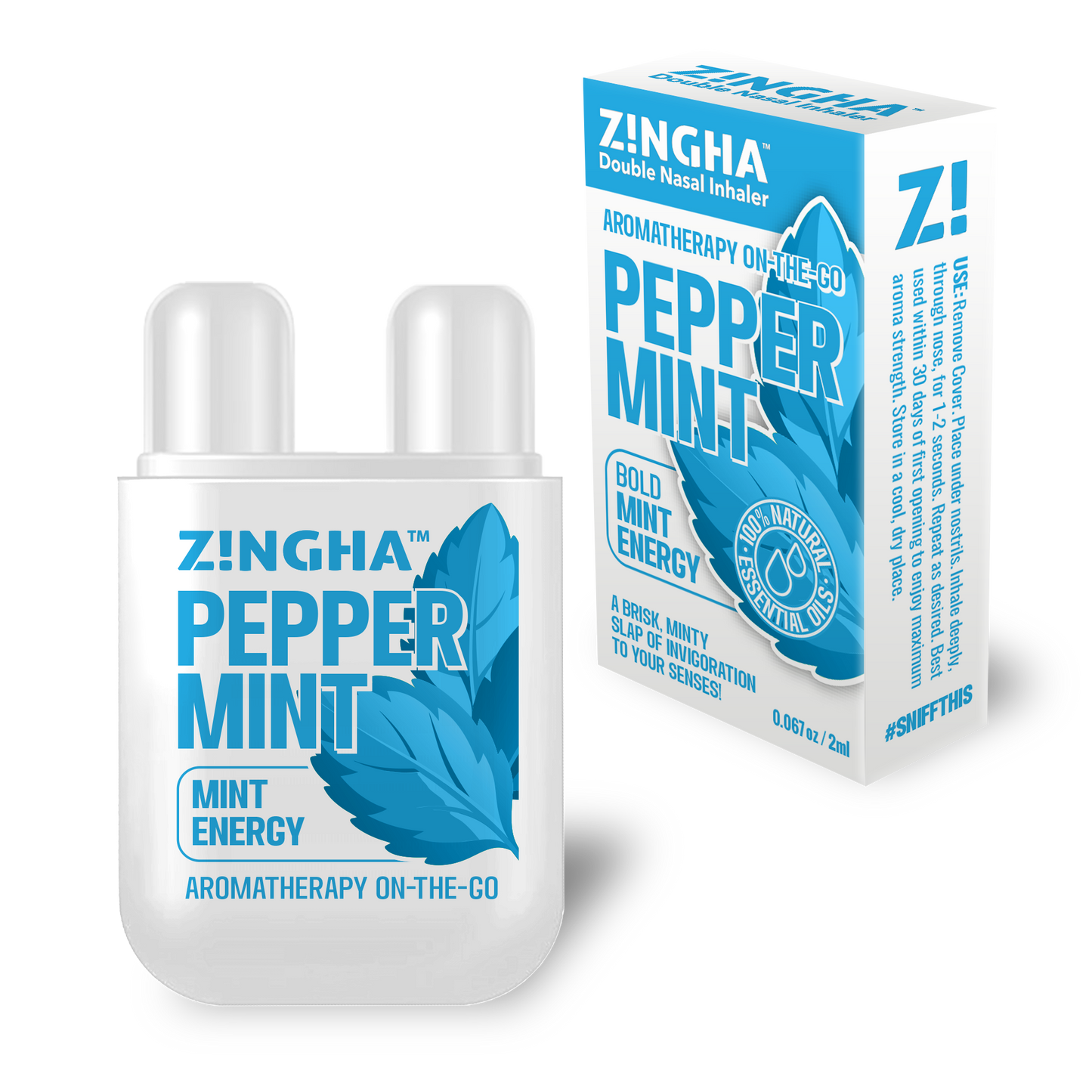 PEPPERMINT Double Nasal Inhaler - 1 Pack