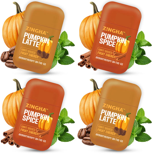 PUMPKIN ENERGY Double Nasal Inhaler - Variety 4 Pack