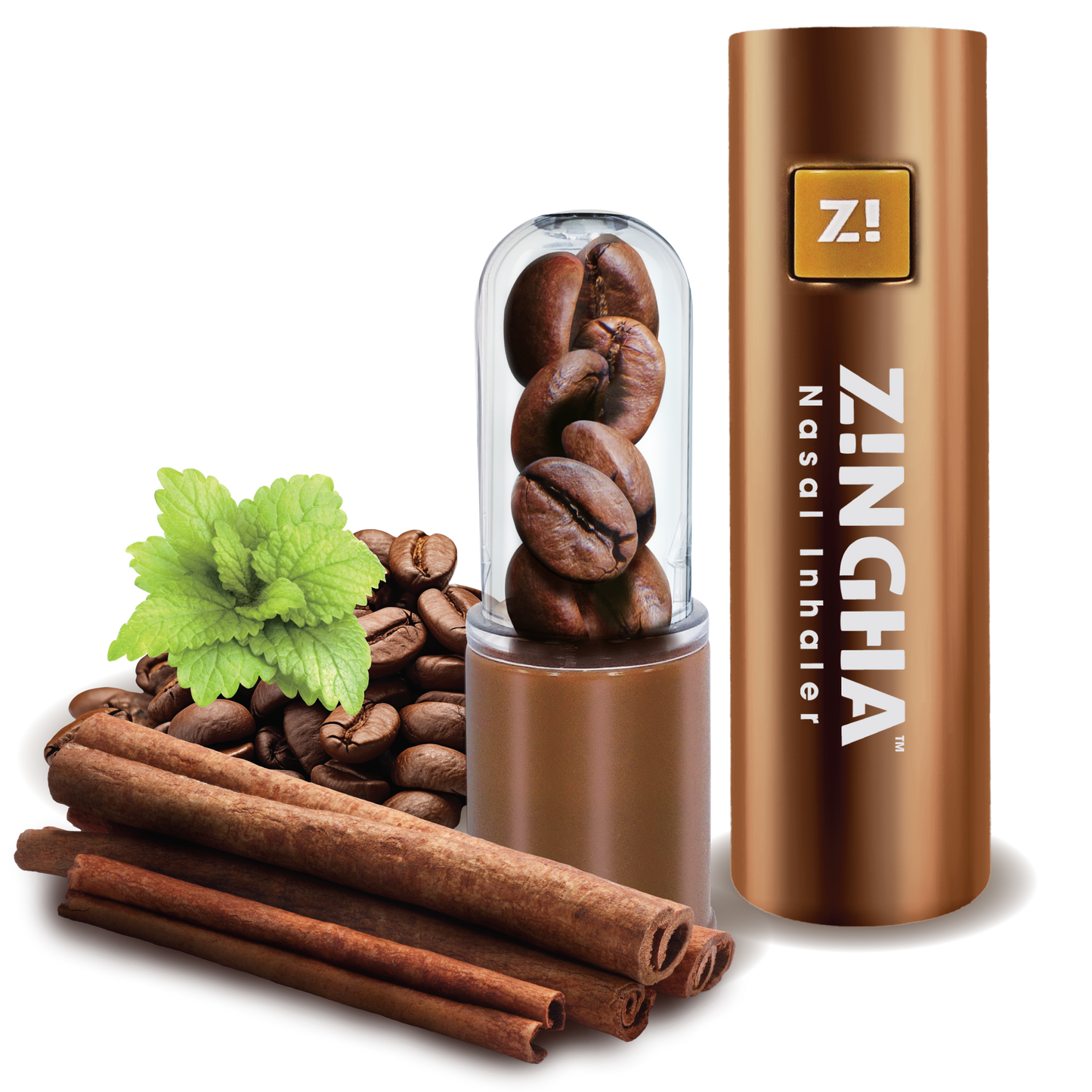 Cool Beans Cinnamon Coffee Mint Premium Nasal Inhaler