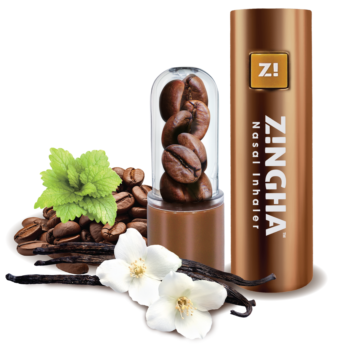 Cool Beans Vanilla Coffee Mint Premium Nasal Inhaler