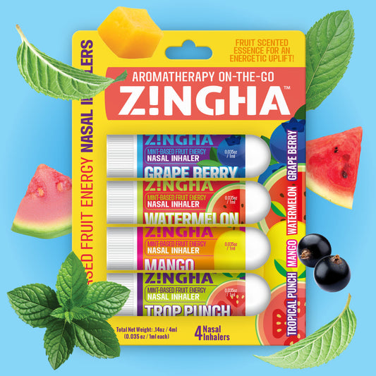 FRUIT ENERGY Single Nasal Inhaler - 4 Pack