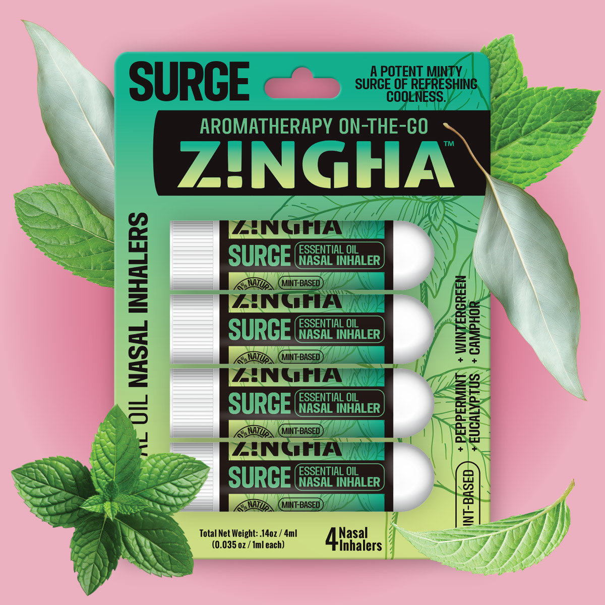 ESSENTIALS Single Nasal Inhaler - 4 Pack