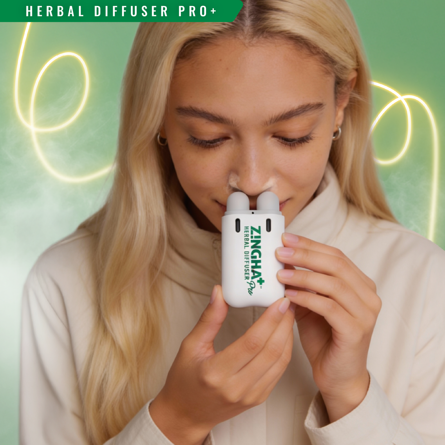 Digital Herbal Diffuser PRO+ / Green Tea Peach + EGCG (Starter Kit)