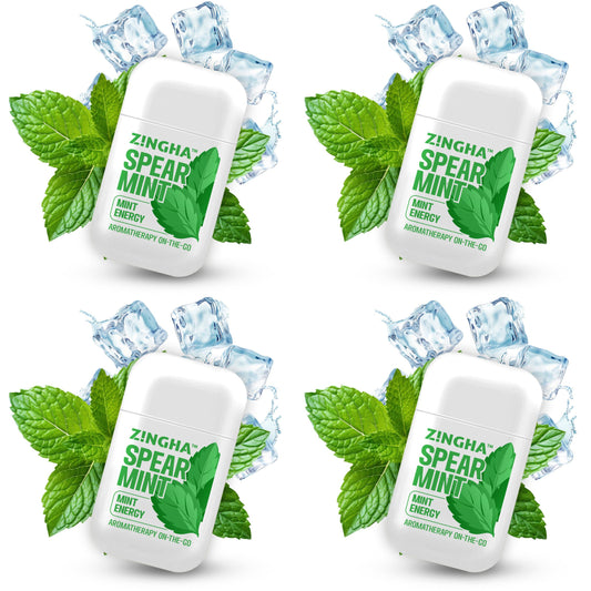 SPEARMINT Double Nasal Inhaler - 4 Pack