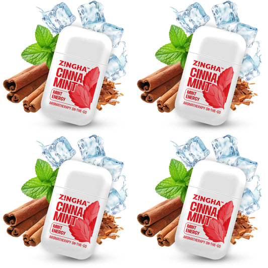 CINNAMINT Double Nasal Inhaler - 4 Pack