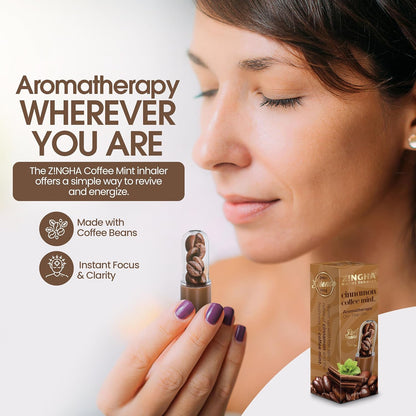 Cool Beans Cinnamon Coffee Mint Premium Nasal Inhaler