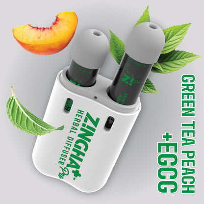 IMMUNITY VIBRANCE Digital Herbal Diffuser PRO+ / Green Tea Peach + EGCG (Starter Kit)