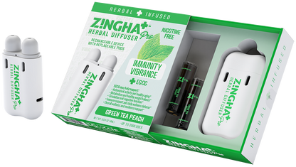 IMMUNITY VIBRANCE Digital Herbal Diffuser PRO+ / Green Tea Peach + EGCG (Starter Kit)