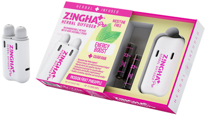 ENERGY BOOST Digital Herbal Diffuser PRO+ / Passion Fruit Pineapple + Guarana (Starter Kit)