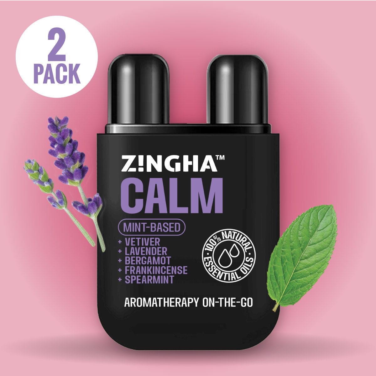 Calming Inhaler CALM Double Nasal Inhaler - 2 Pack – Z!NGHA