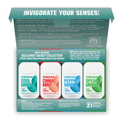 BOLD MINT Double Nasal Inhaler - Variety 4 Pack