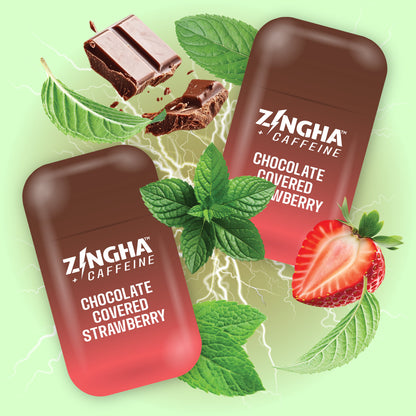 +CAFFEINE - CHOCOLATE COVERED STRAWBERRY Double Nasal Inhaler - 2 Pack