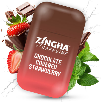 +CAFFEINE - CHOCOLATE COVERED STRAWBERRY Double Nasal Inhaler - 2 Pack