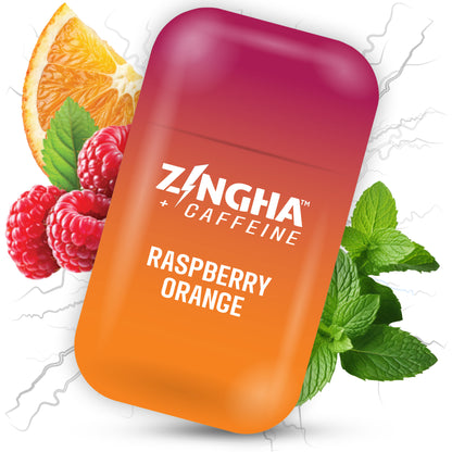 +CAFFEINE - RASPBERRY ORANGE Double Nasal Inhaler - 2 Pack