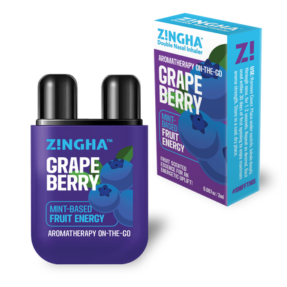 GRAPE BERRY Double Nasal Inhaler - 2 Pack