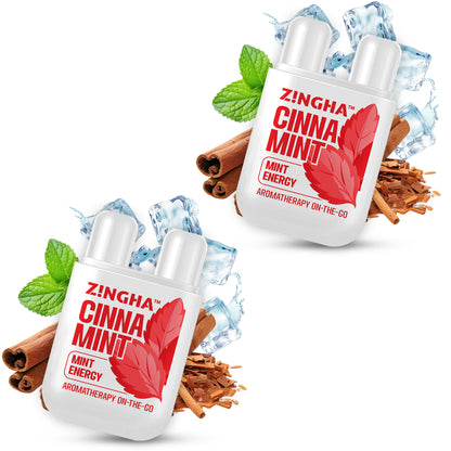 CINNAMINT Double Nasal Inhaler - 2 Pack