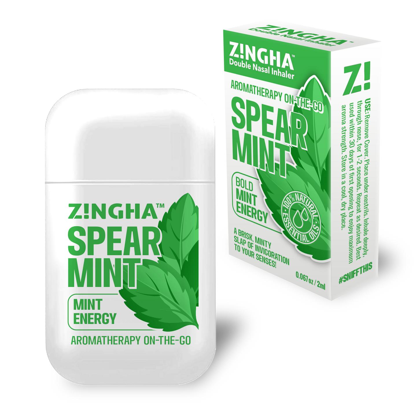 SPEARMINT Double Nasal Inhaler - 1 Pack