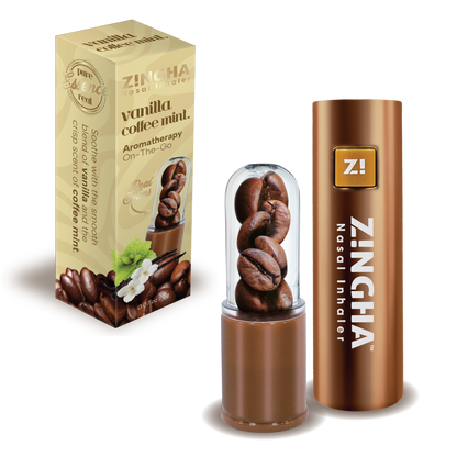 Cool Beans Vanilla Coffee Mint Premium Nasal Inhaler