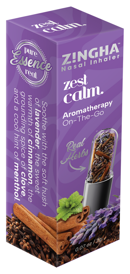 The Zest Herbal CALM Premium Nasal Inhaler