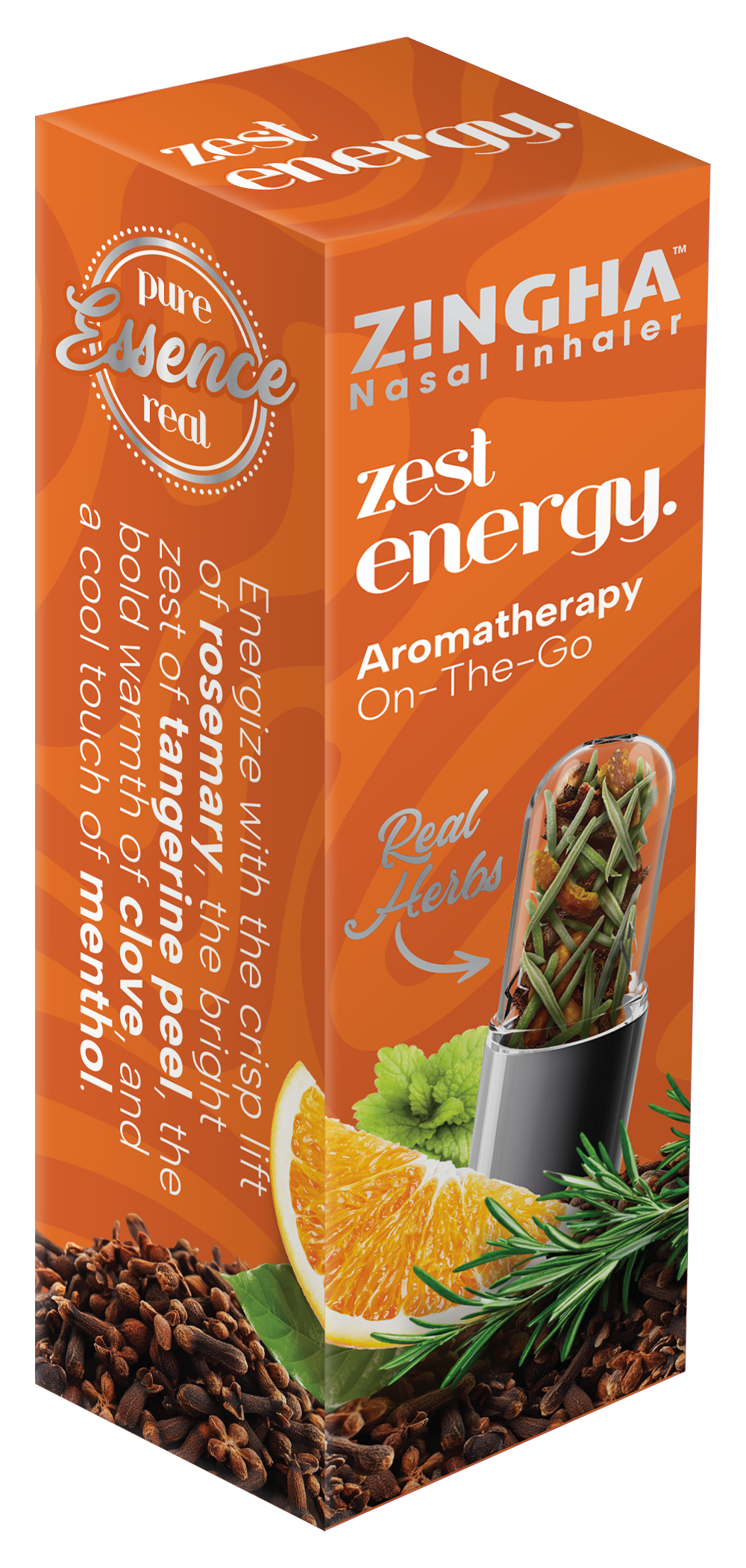 The Zest Herbal ENERGY Premium Nasal Inhaler