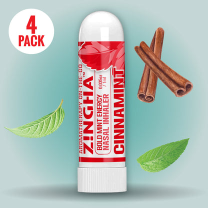 BOLD MINT Single Nasal Inhaler - 4 Pack