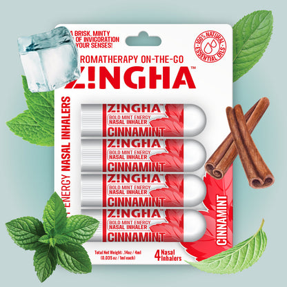 BOLD MINT Single Nasal Inhaler - 4 Pack