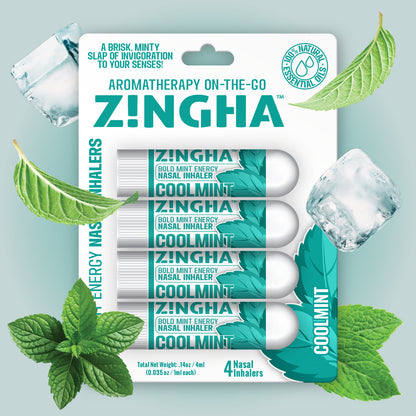 BOLD MINT Single Nasal Inhaler - 4 Pack