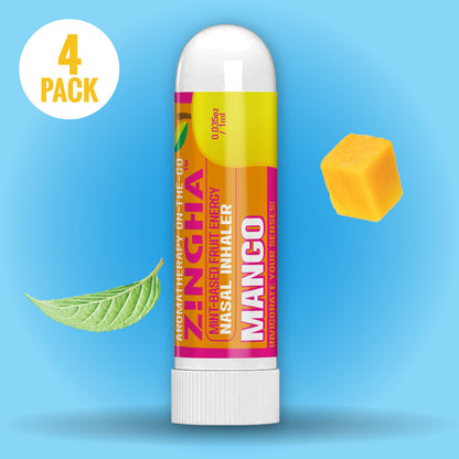 FRUIT ENERGY Single Nasal Inhaler - 4 Pack