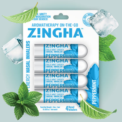 BOLD MINT Single Nasal Inhaler - 4 Pack