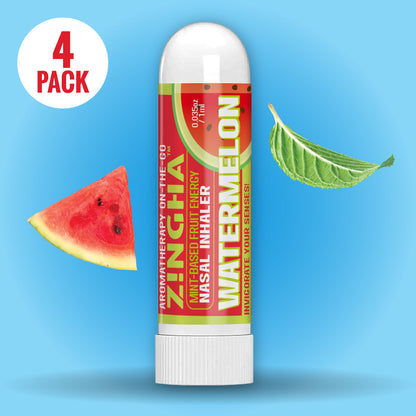 FRUIT ENERGY Single Nasal Inhaler - 4 Pack