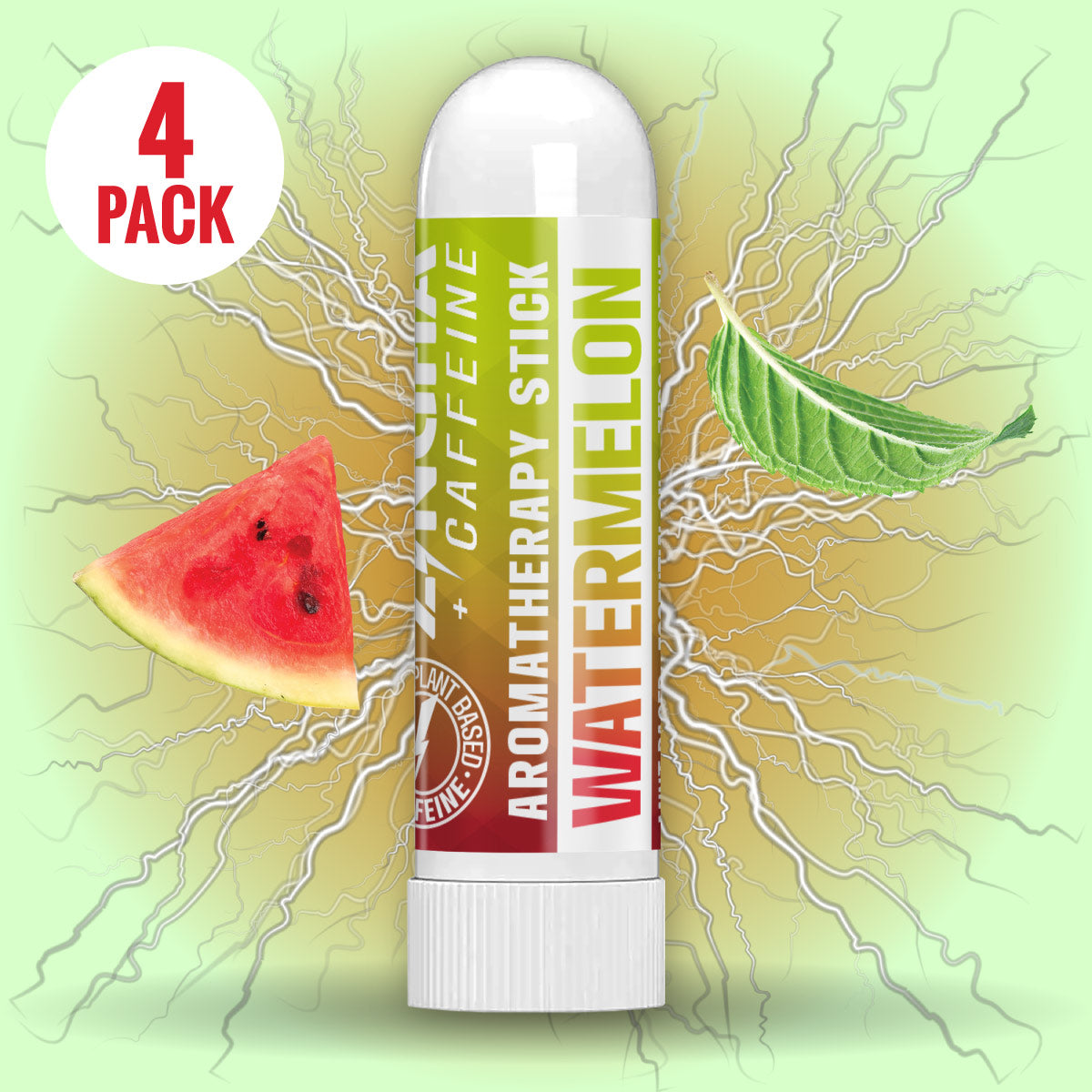 FRUIT ENERGY Single Nasal Inhaler - 4 Pack