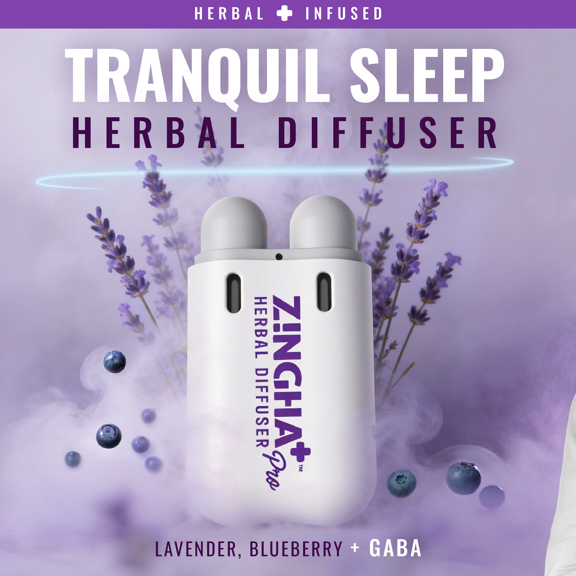 Digital Herbal Diffuser PRO+ / Lavender Blueberry + GABA (Starter Kit)