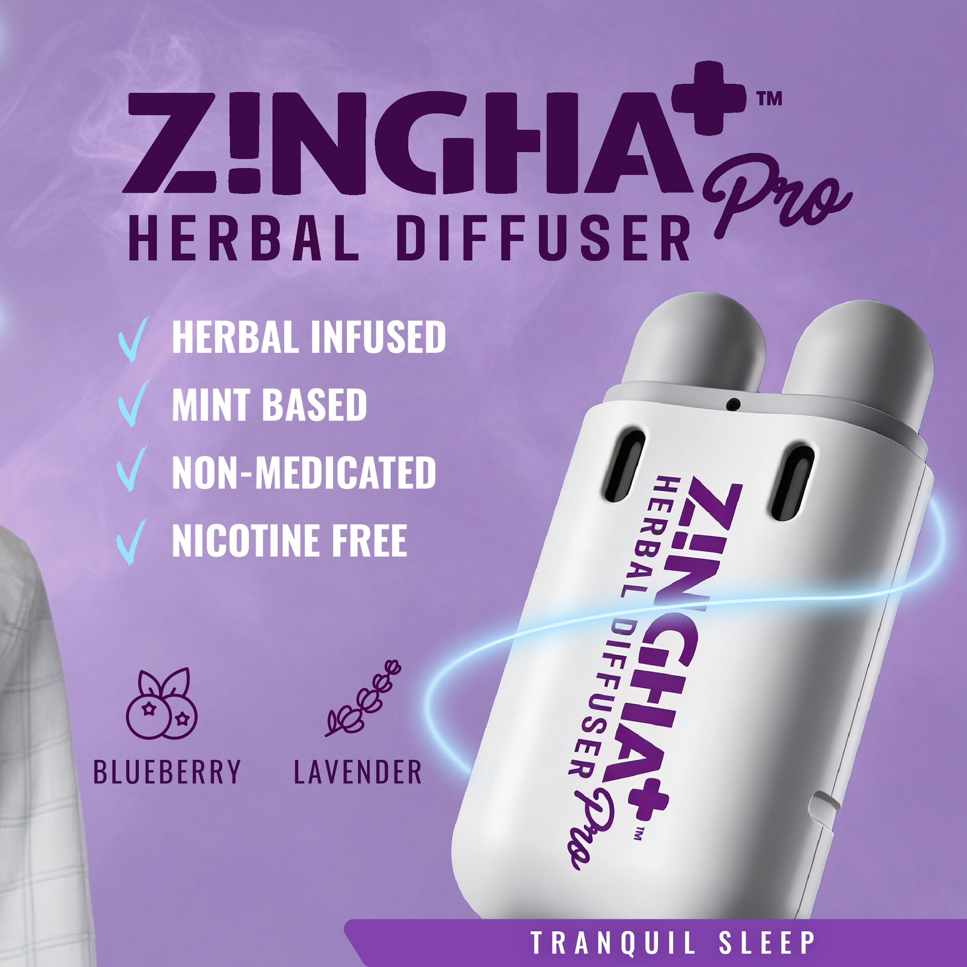 Digital Herbal Diffuser PRO+ / Lavender Blueberry + GABA (Starter Kit)