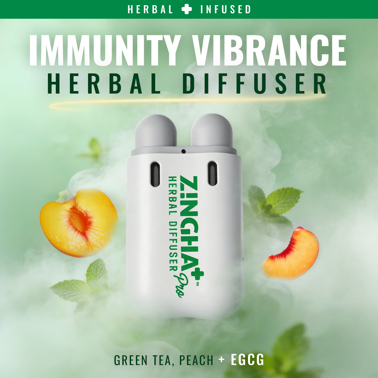 Green Tea Peach Digital Diffuser PRO+ (Starter Kit)