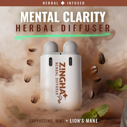 Digital Herbal Diffuser PRO+ / Cappuccino Mint + Lion's Mane (Starter Kit)